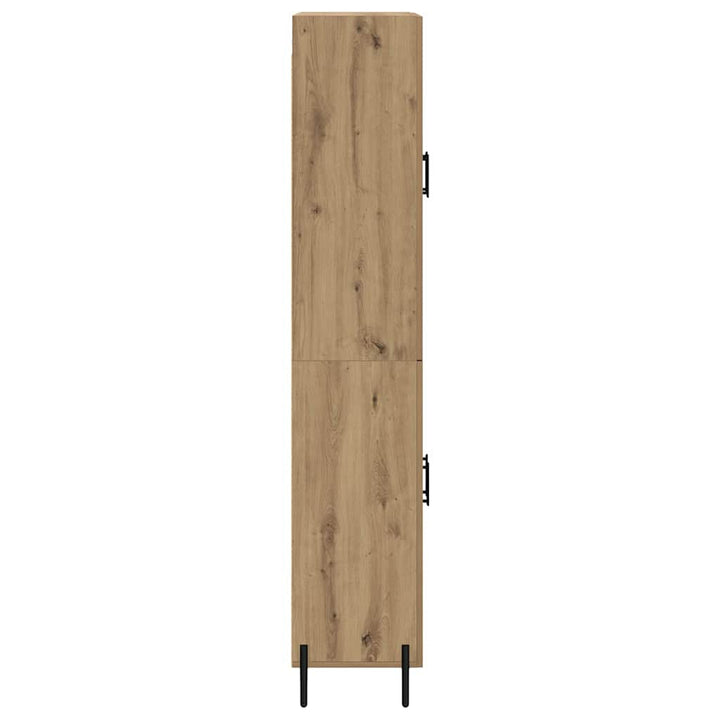 Highboard Artisan Egetræ 69,5 x 34 x 180 cm Konstrueret træ