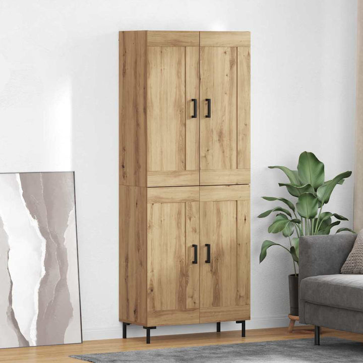 Highboard 2 pcs Artisan Egetræ Konstrueret træ