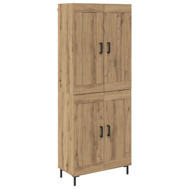 Highboard 2 pcs Artisan Egetræ Konstrueret træ