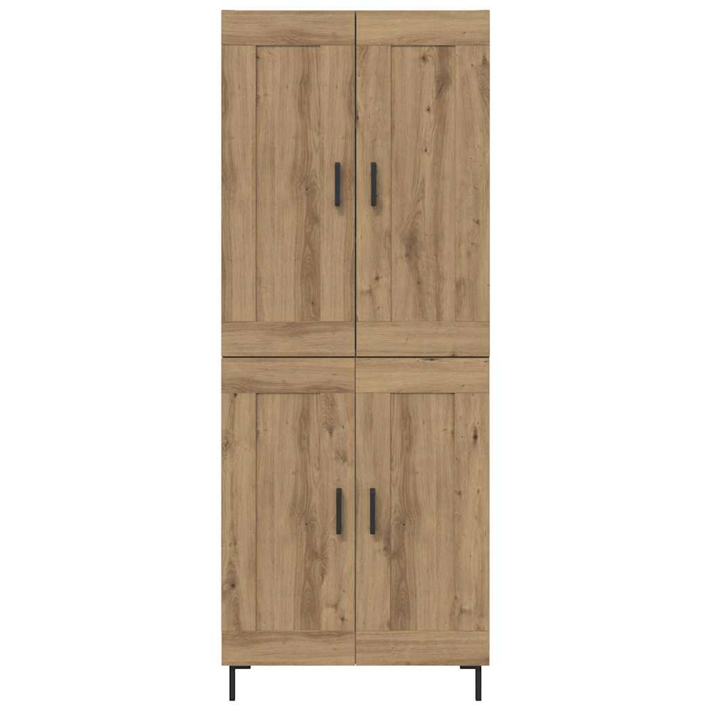 Highboard 2 pcs Artisan Egetræ Konstrueret træ