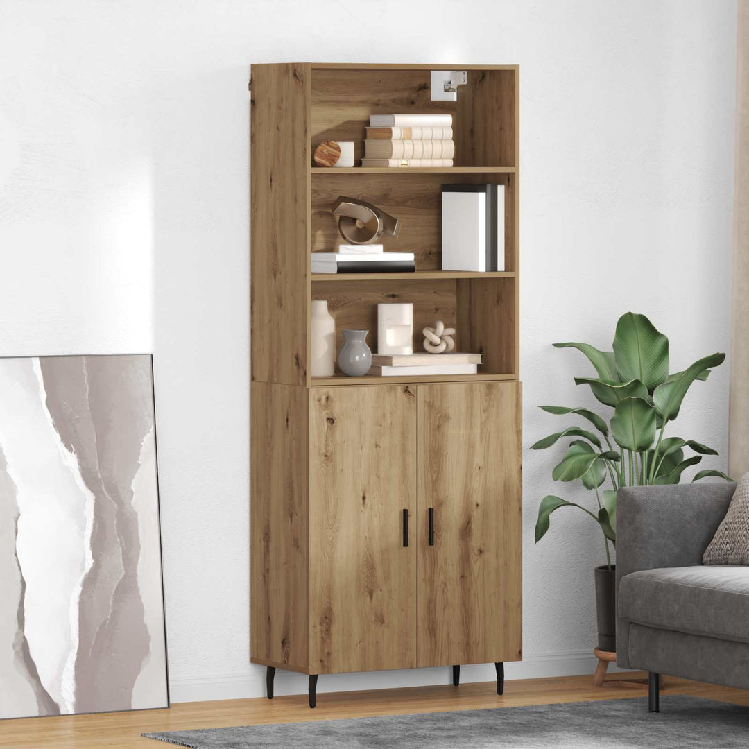 Highboard 2 stk. Artisan Egetræ 69,5 x 32,5 x 180 cm