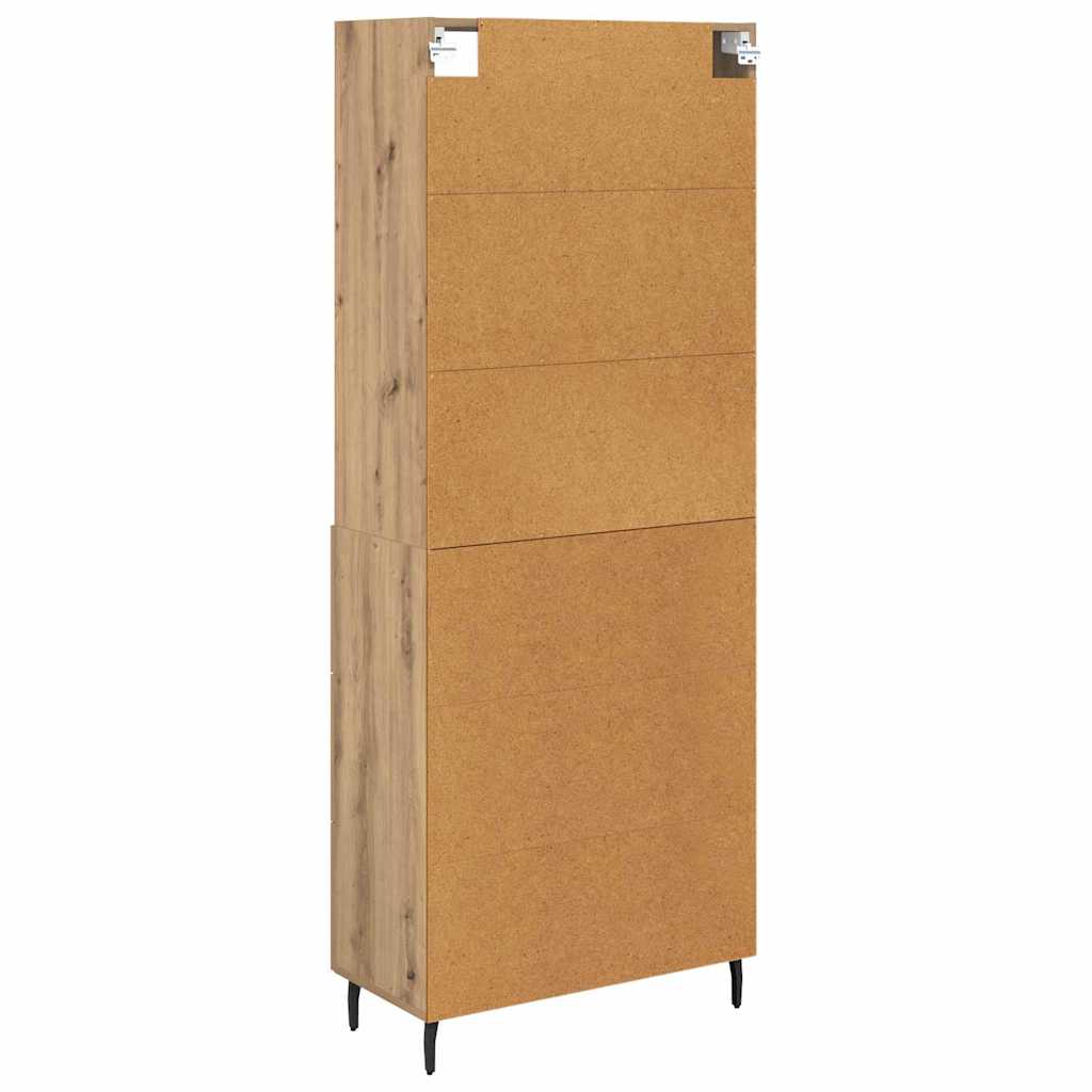 Highboard 2 pcs Artisan Egetræ 69,5 x 32,5 x 180 cm