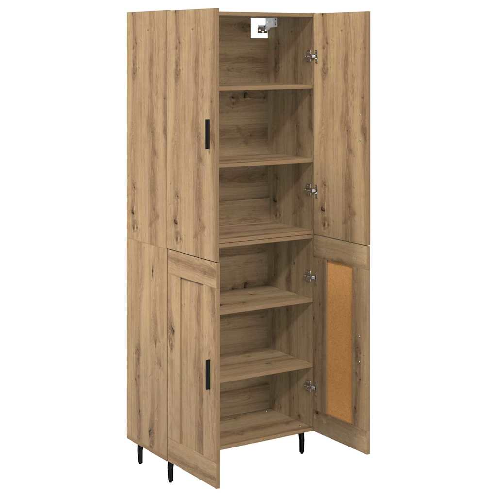 Highboard 2 pcs Artisan Egetræ 69,5 x 34 x 180 cm