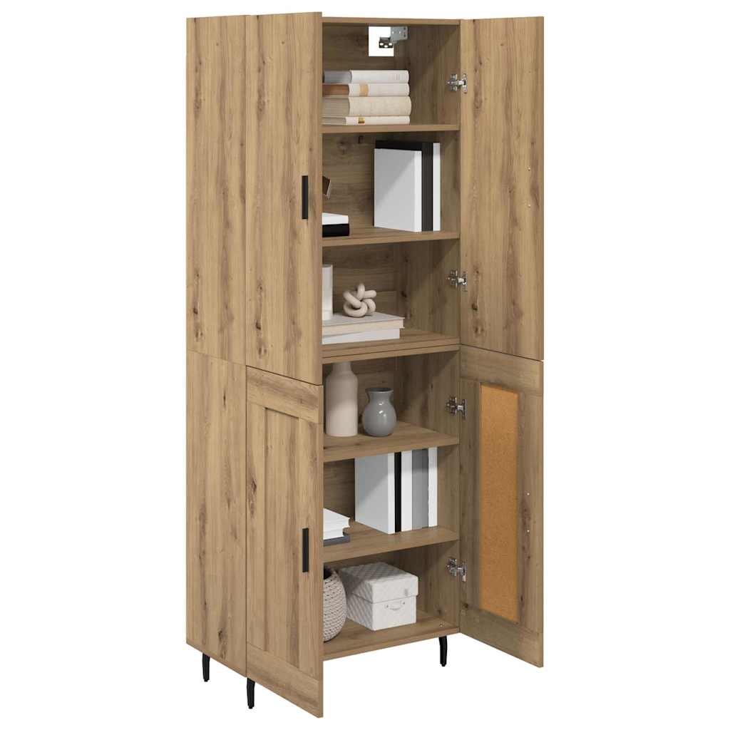 Highboard 2 pcs Artisan Egetræ 69,5 x 34 x 180 cm