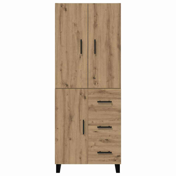 Highboard med skuffe 2 pcs Artisan Egetræ 69,5 x 34 x 180 cm