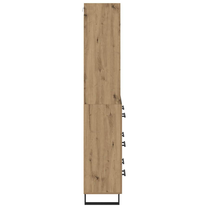 Highboard med skuffe 2 pcs Artisan Egetræ 69,5 x 34 x 180 cm