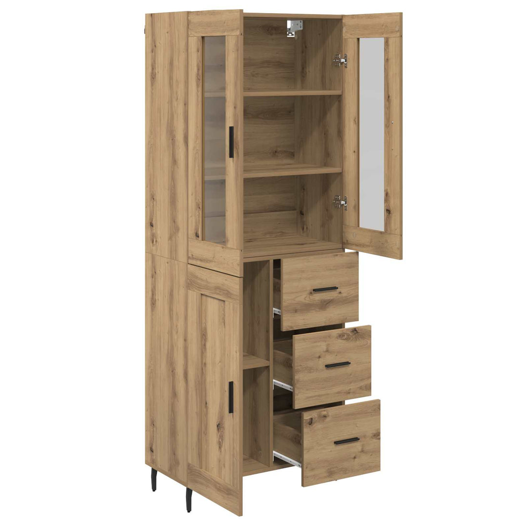 Highboard 2 pcs Artisan Egetræ 69,5 x 34 x 180 cm