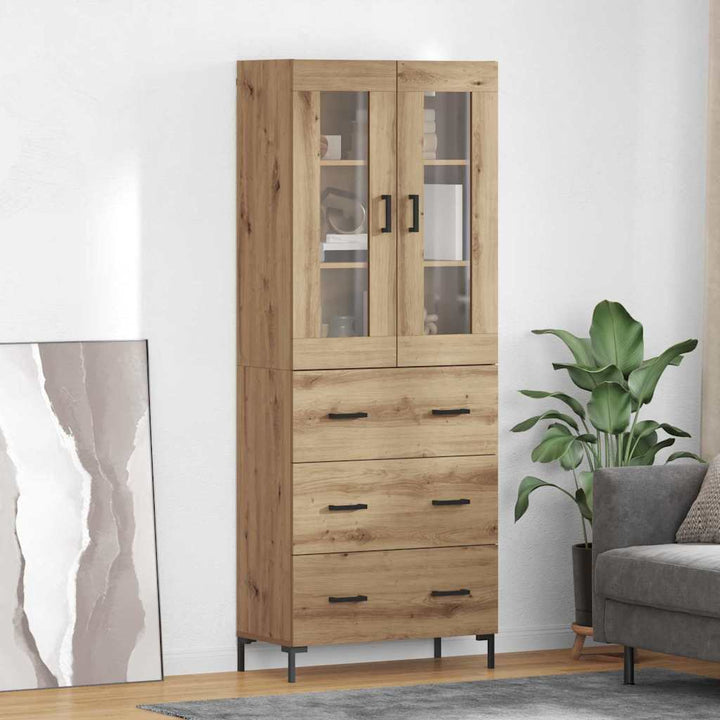Highboard 2 pcs Artisan Egetræ 69,5 x 34 x 180 cm