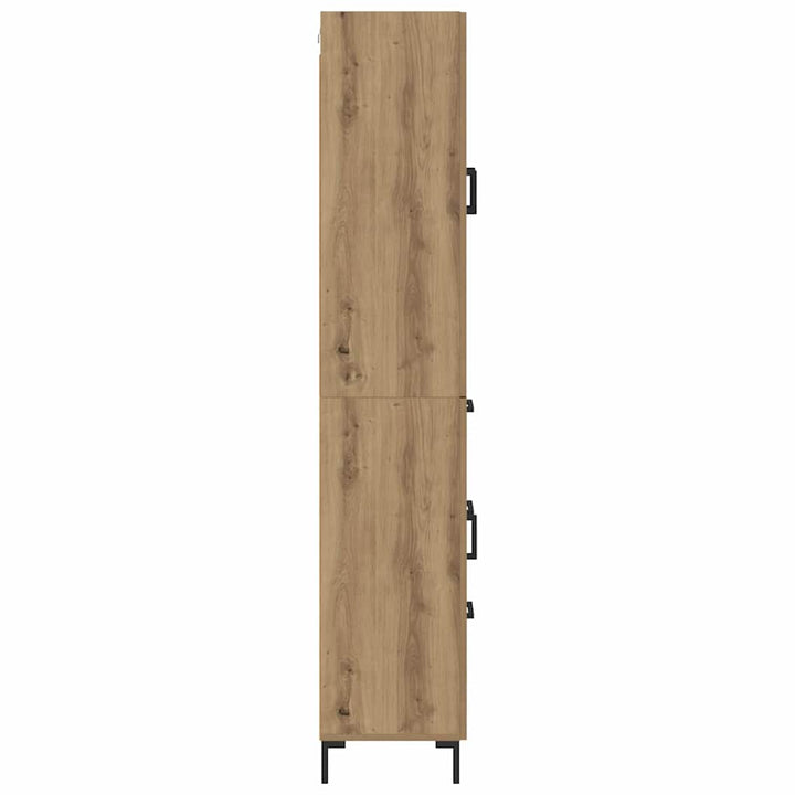Highboard med skuffe 2 pcs Artisan Egetræ Konstrueret træ
