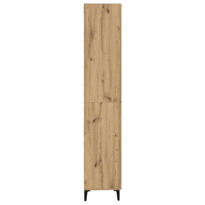 Highboard Artisan Egetræ 69,5 x 34 x 180 cm Konstrueret træ