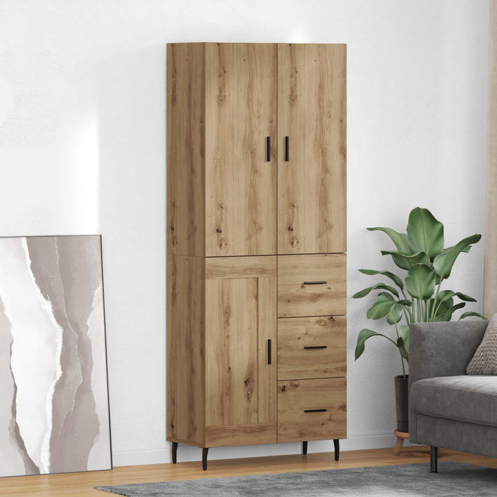 Highboard 2 pcs Artisan Egetræ 69,5 x 34 x 180 cm