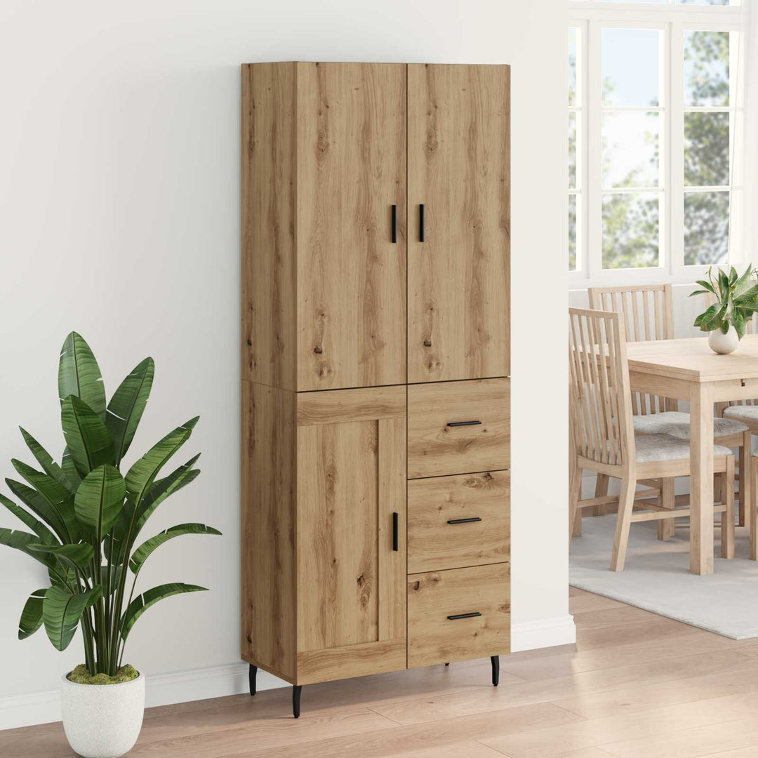Highboard 2 pcs Artisan Egetræ 69,5 x 34 x 180 cm