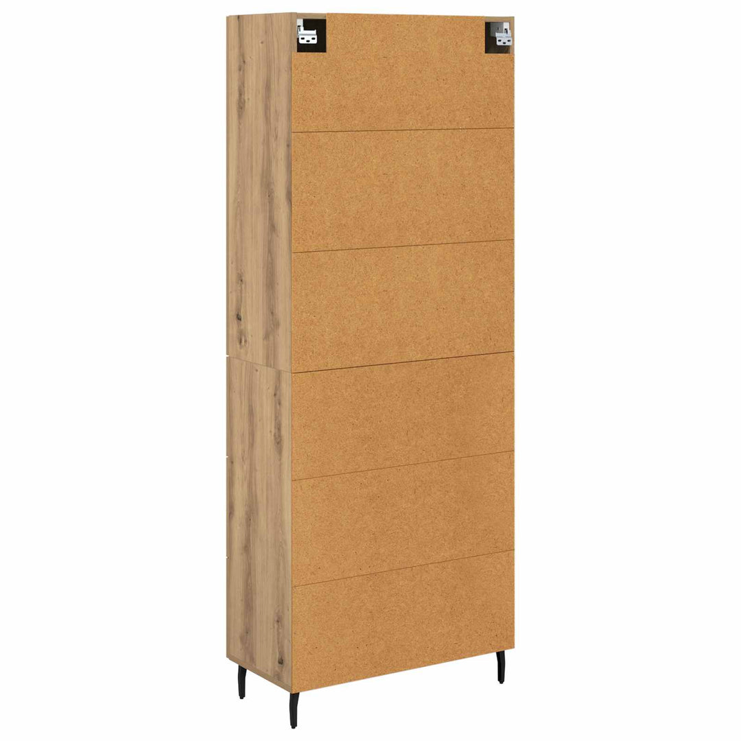 Highboard 2 pcs Artisan Egetræ 69,5 x 34 x 180 cm