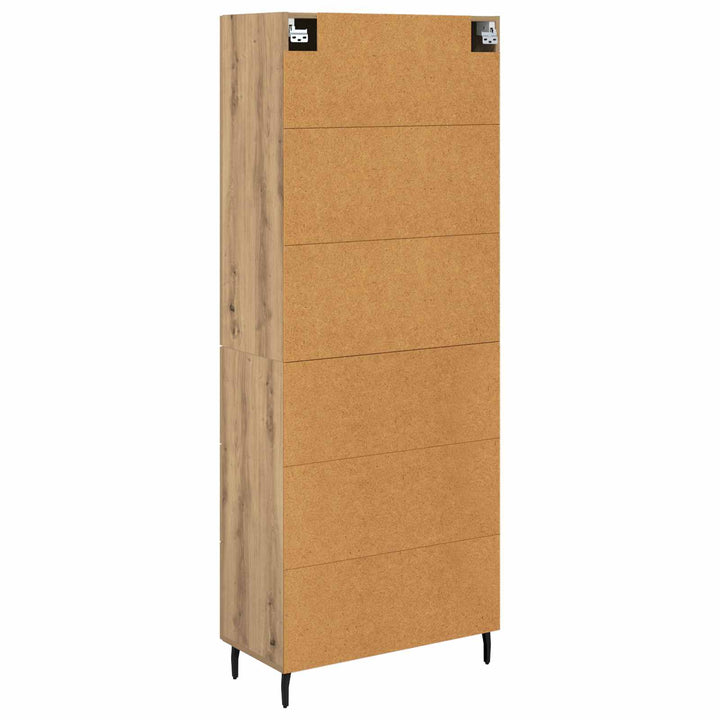 Highboard 2 pcs Artisan Egetræ 69,5 x 34 x 180 cm