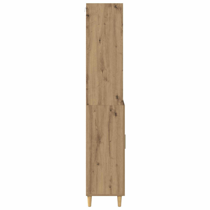 Highboard Artisan Egetræ 69,5 x 32,5 x 180 cm Konstrueret træ