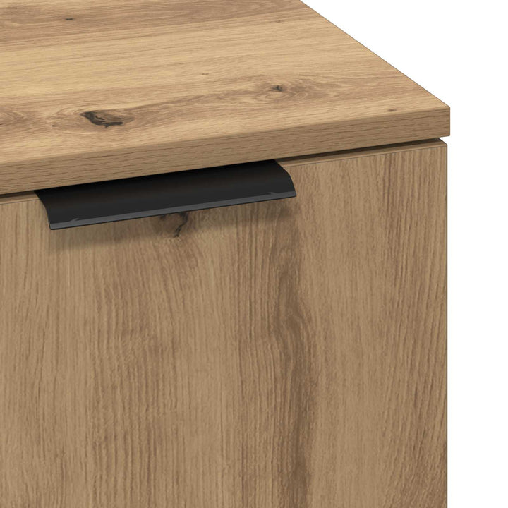 Sideboard med skuffe 3 pcs Artisan Egetræ Konstrueret træ