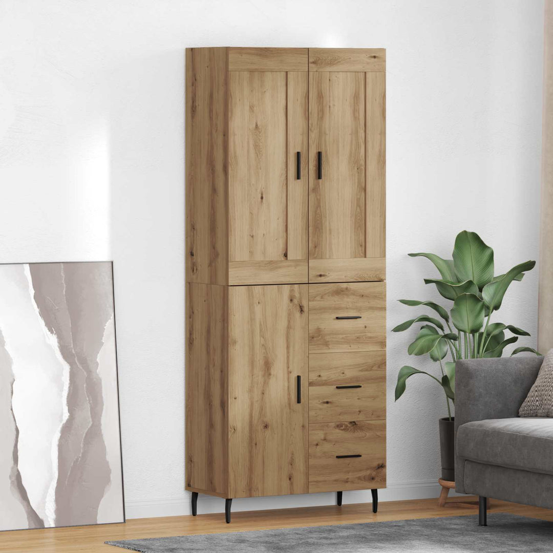 Highboard 2 pcs Artisan Egetræ 69,5 x 34 x 180 cm