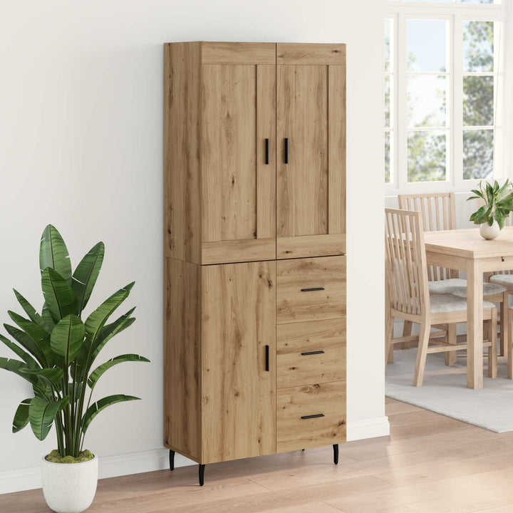 Highboard 2 pcs Artisan Egetræ 69,5 x 34 x 180 cm