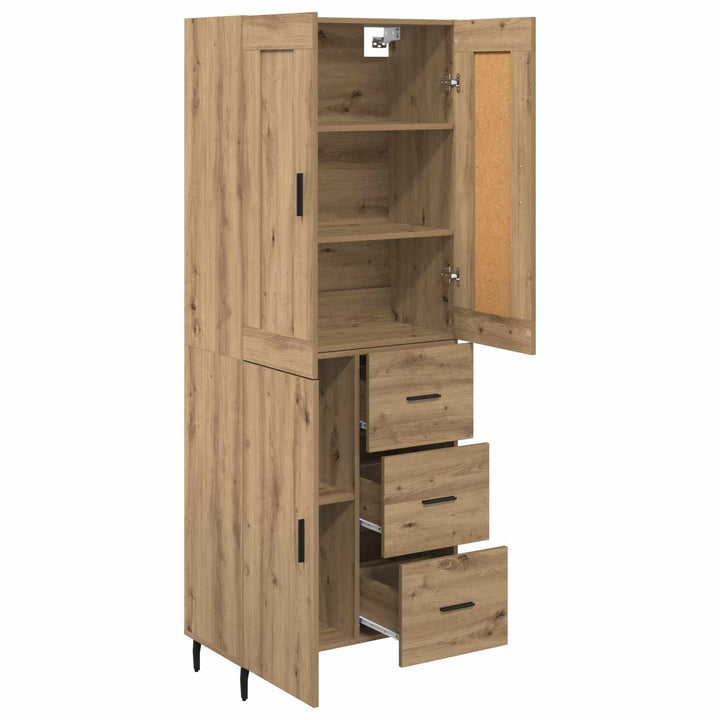 Highboard 2 pcs Artisan Egetræ 69,5 x 34 x 180 cm