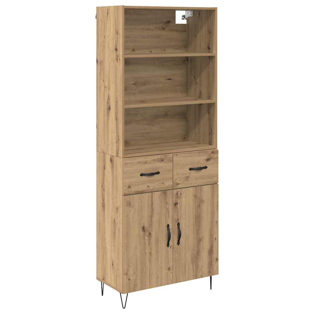Highboard 2 pcs Artisan Egetræ 69,5 x 34 x 180 cm