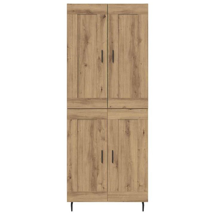 Highboard 2 pcs Artisan Egetræ Konstrueret træ