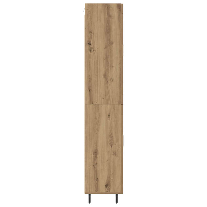 Highboard 2 pcs Artisan Egetræ Konstrueret træ