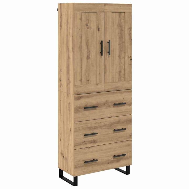 Highboard 2 pcs Artisan Egetræ 69,5 x 34 x 180 cm
