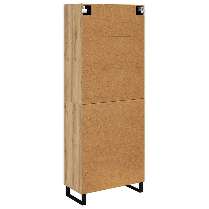 Highboard 2 pcs Artisan Egetræ 69,5 x 34 x 180 cm