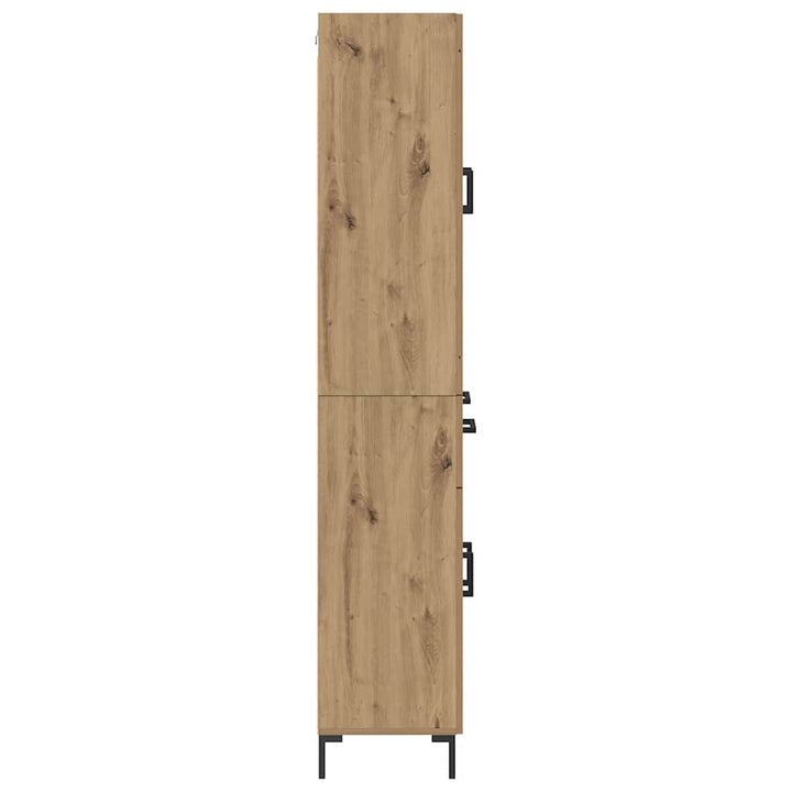 Highboard med skuffe 2 pcs Artisan Egetræ Konstrueret træ