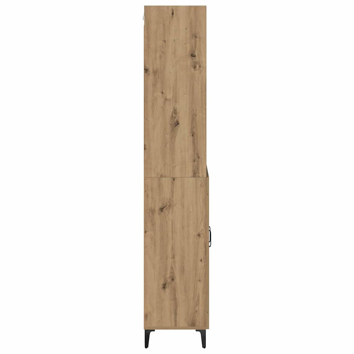Highboard Artisan Egetræ 69,5 x 34 x 180 cm Konstrueret træ
