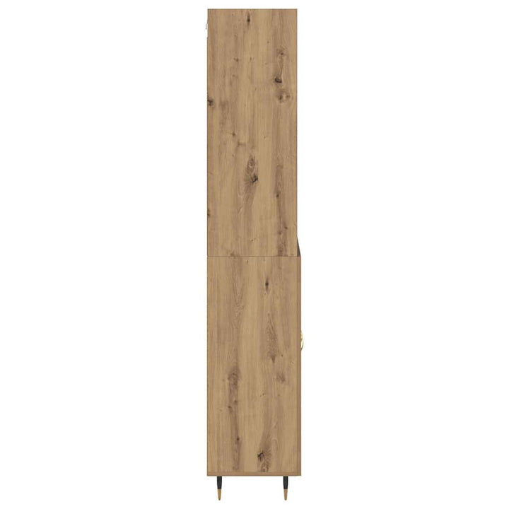 Highboard Artisan Egetræ 69,5 x 34 x 180 cm Konstrueret træ