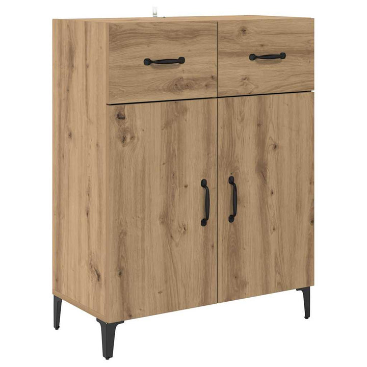 Highboard Artisan Egetræ 69,5 x 34 x 180 cm Konstrueret træ