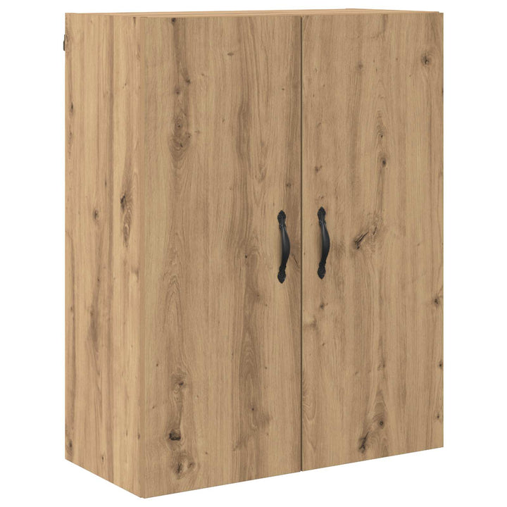 Highboard 2 pcs Artisan Egetræ Konstrueret træ og glas