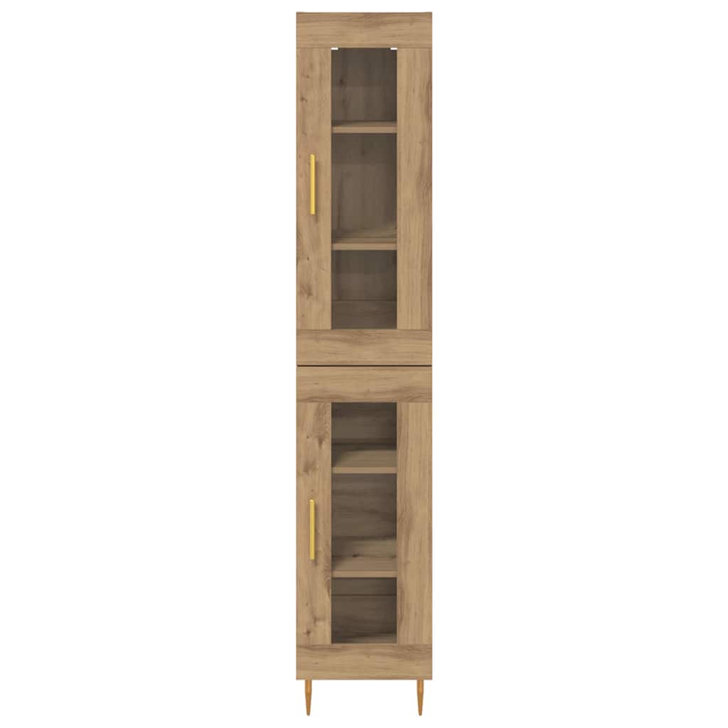 Highboard 2 pcs Artisan Egetræ 34,5 x 34 x 180 cm