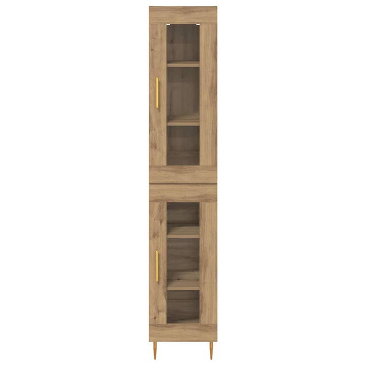 Highboard 2 pcs Artisan Egetræ 34,5 x 34 x 180 cm