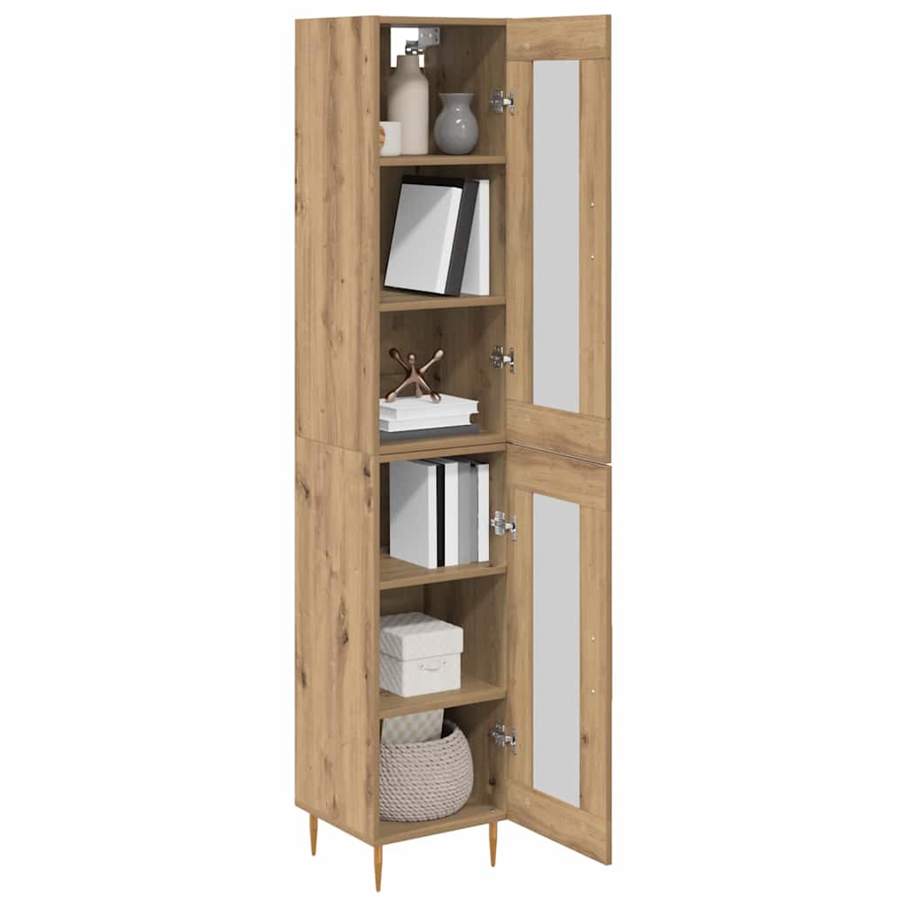 Highboard 2 pcs Artisan Egetræ 34,5 x 34 x 180 cm
