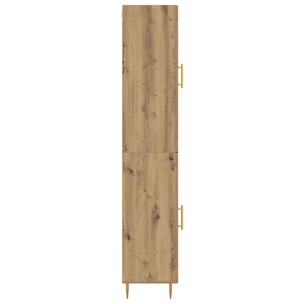 Highboard 2 pcs Artisan Egetræ Glas