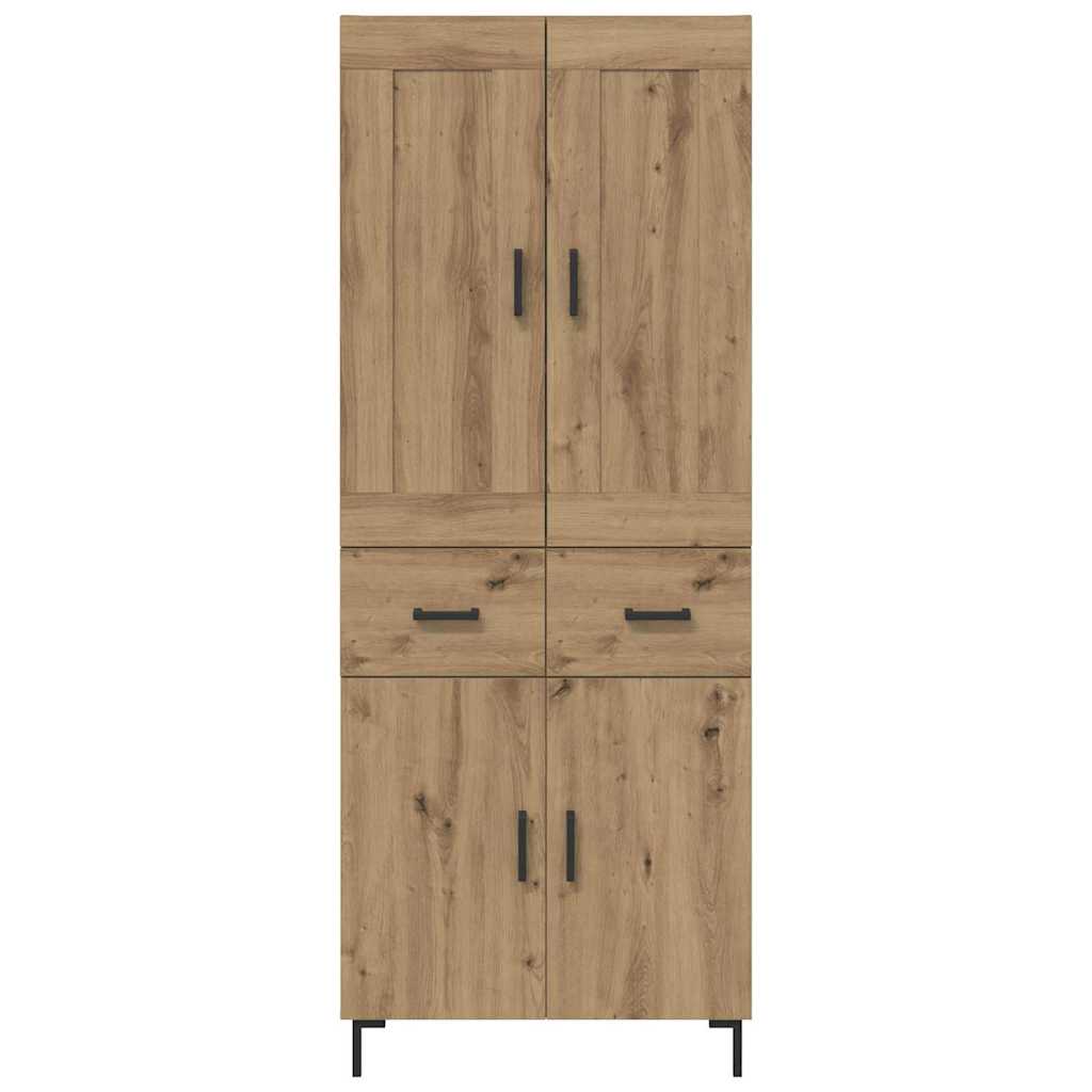 Highboard 2 stk. Artisan Egetræ 69,5 x 34 x 180 cm