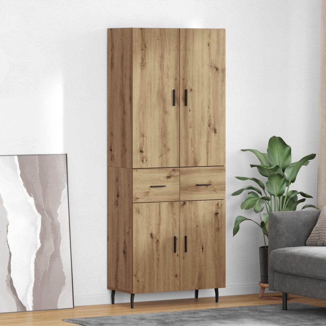 Highboard 2 pcs Artisan Egetræ 69,5 x 34 x 180 cm