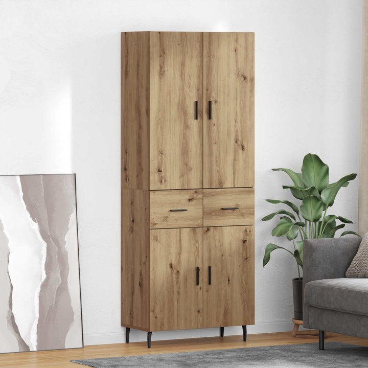 Highboard 2 pcs Artisan Egetræ 69,5 x 34 x 180 cm