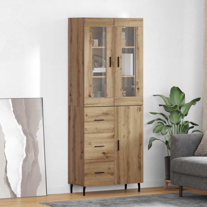 Highboard 2 pcs Artisan Egetræ 69,5 x 34 x 180 cm