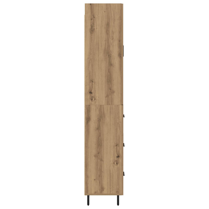 Highboard med skuffe 2 pcs Artisan Egetræ Konstrueret træ