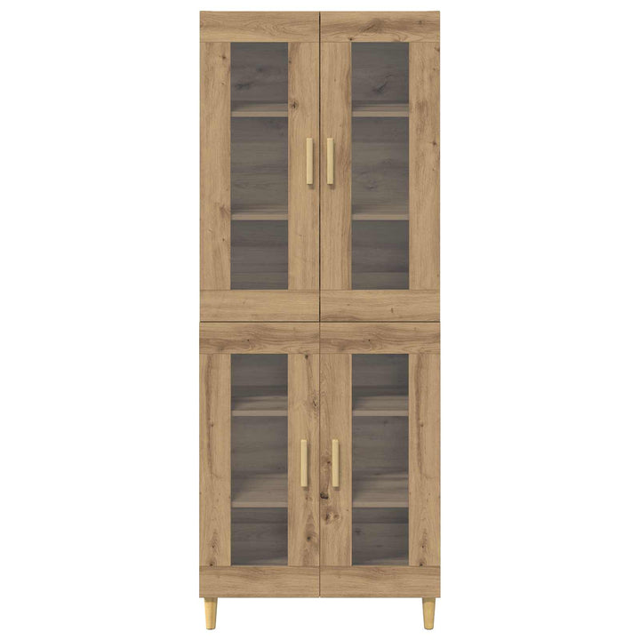 Highboard Artisan Egetræ 69,5 x 34 x 180 cm Konstrueret træ