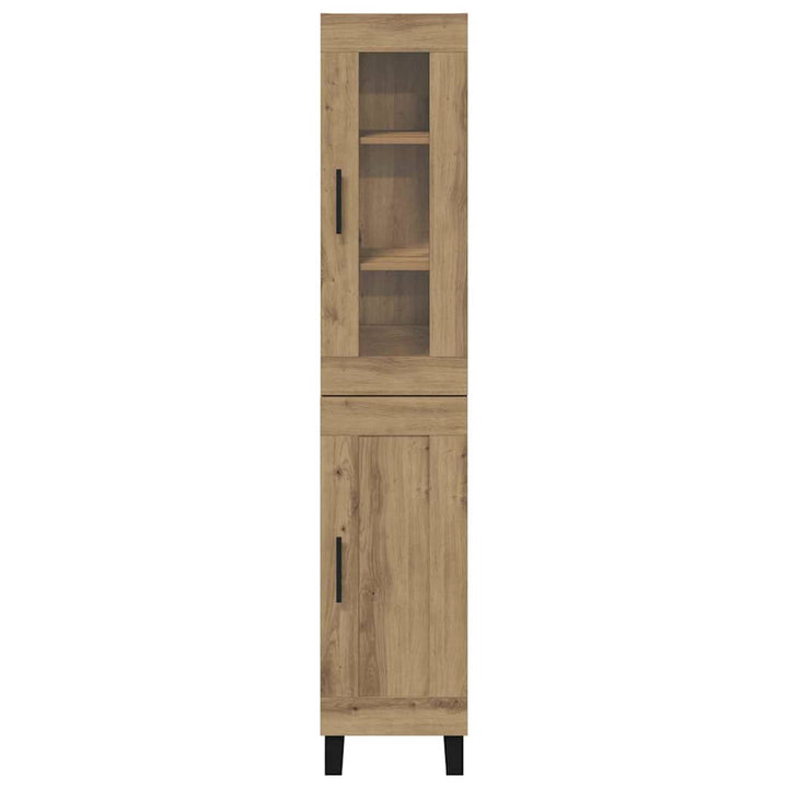 Highboard Artisan Egetræ 34,5 x 34 x 180 cm Konstrueret træ
