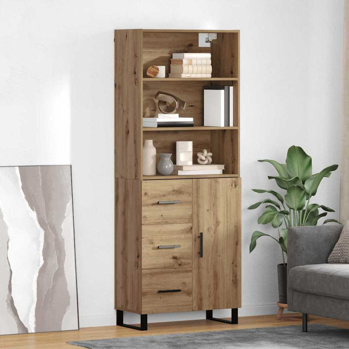 Highboard 2 pcs Artisan Egetræ 69,5 x 34 x 180 cm