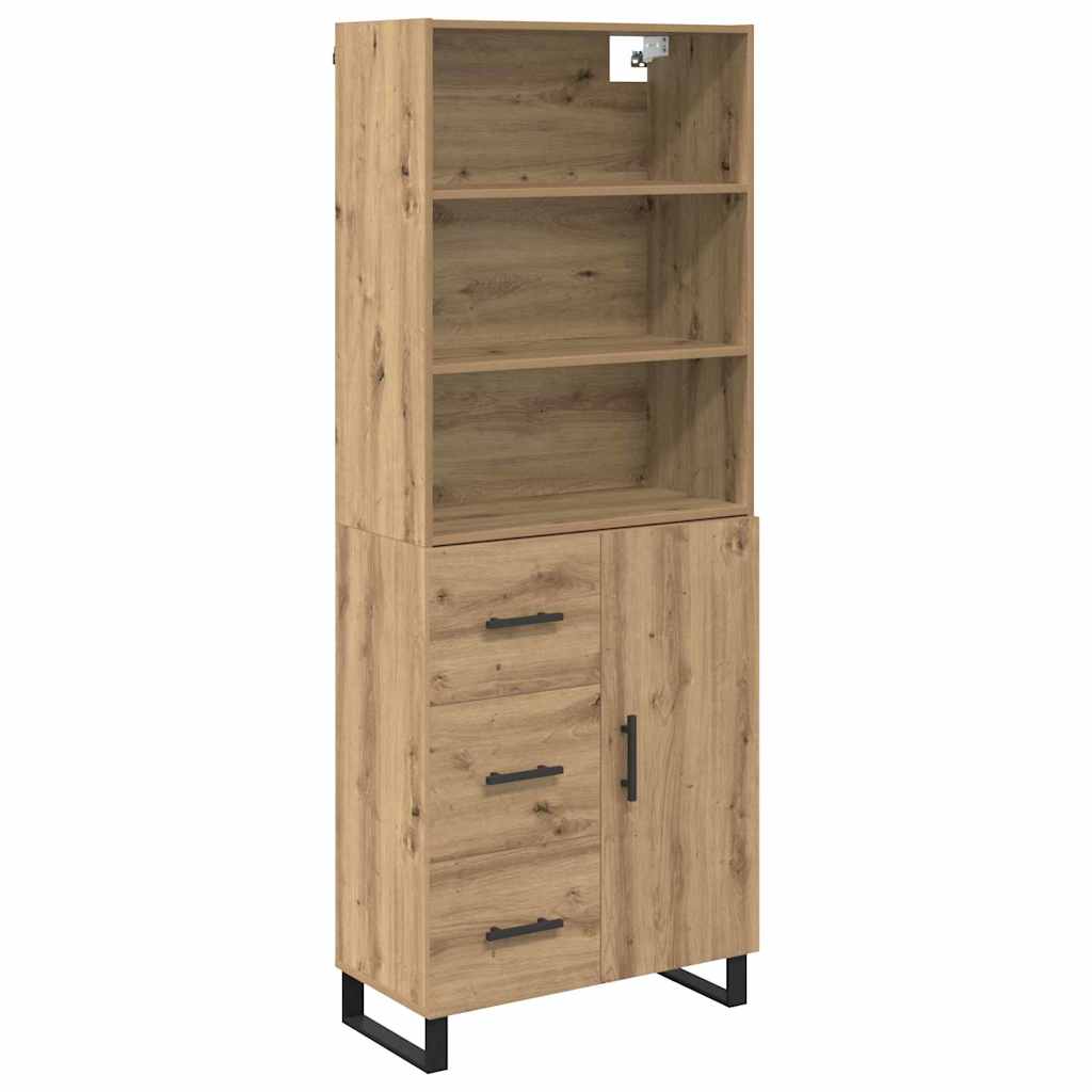 Highboard 2 pcs Artisan Egetræ 69,5 x 34 x 180 cm