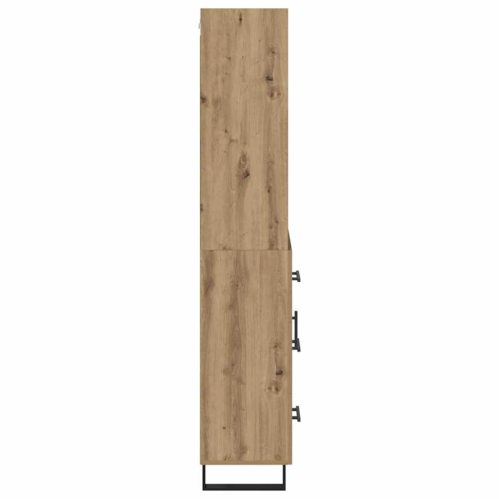 Highboard 2 pcs Artisan Egetræ 69,5 x 34 x 180 cm