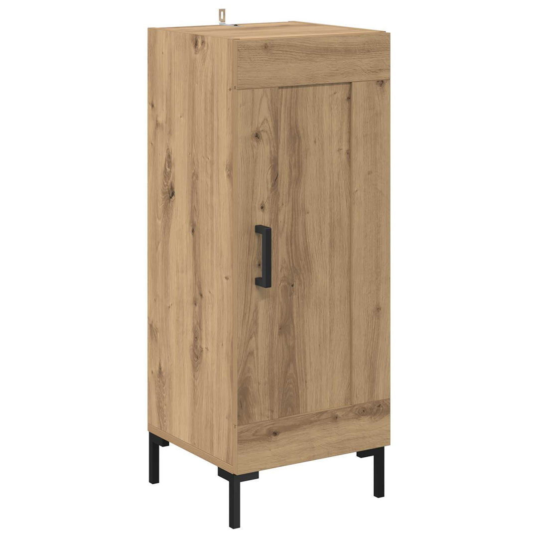 Highboard Artisan Egetræ 69,5 x 34 x 180 cm Konstrueret træ
