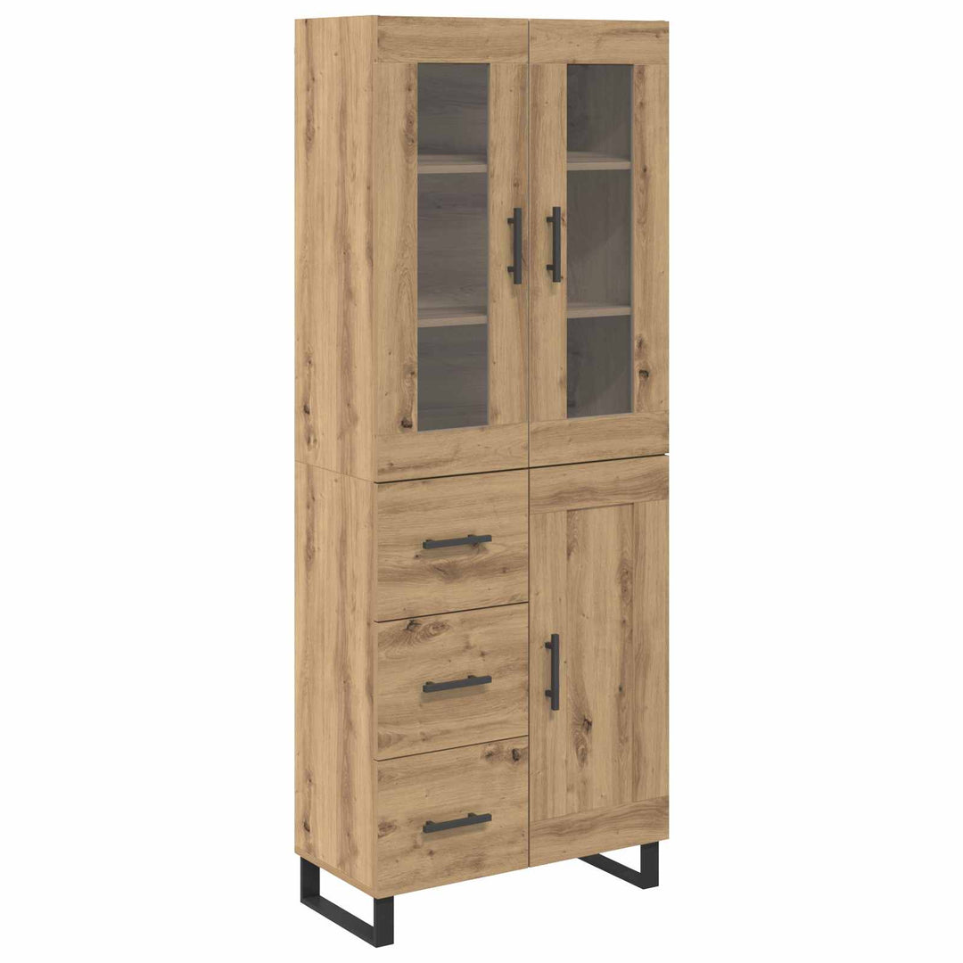 Highboard 2 pcs Artisan Egetræ 69,5 x 34 x 180 cm
