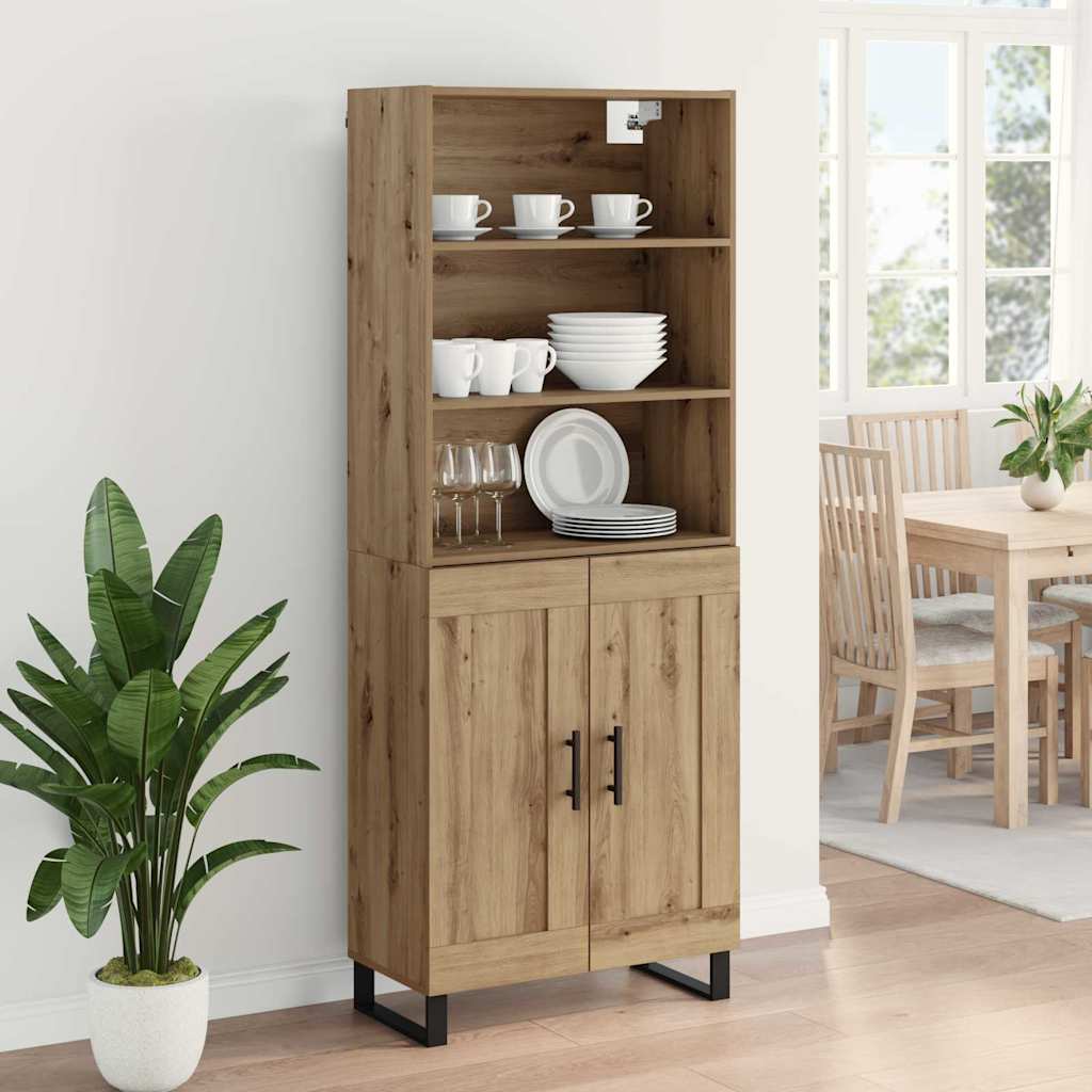 Highboard 2 pcs Artisan Egetræ 69,5 x 34 x 180 cm